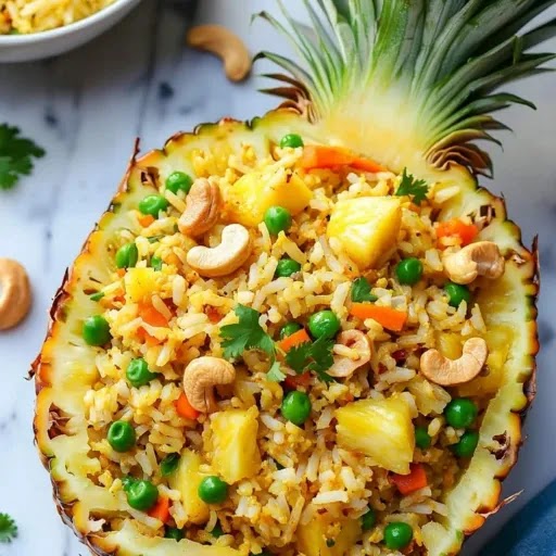Pineapple Fried Rice (Non-Veg)