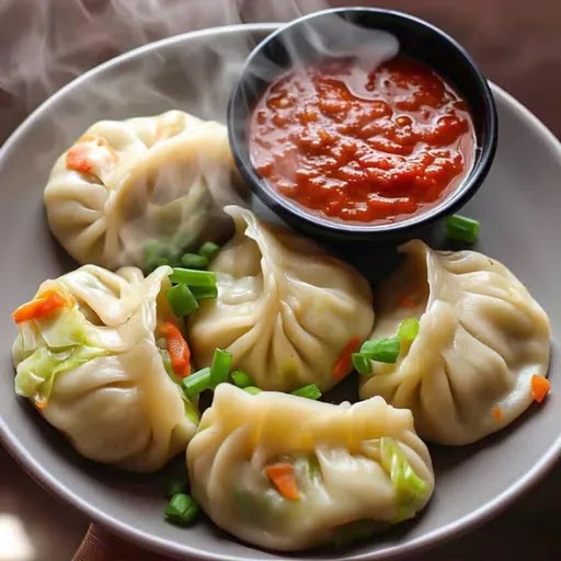 Steamed Momos (Veg)