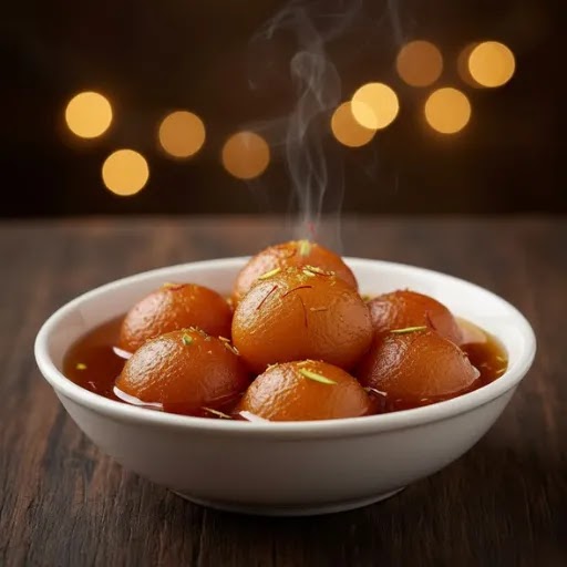 Hot Gulab Jamun